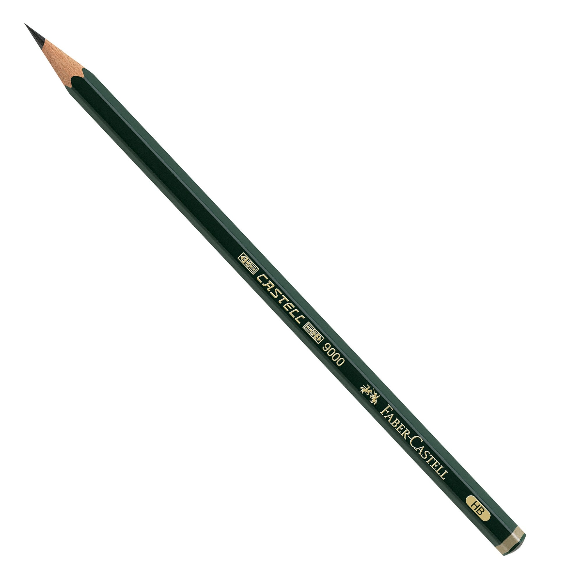 faber-castell-matita-grafite-castell-9000-hb-esagonale-faber-castell