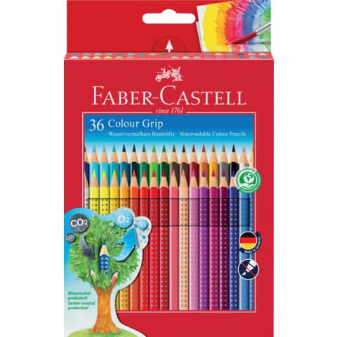 faber-castell-matite-colorate-colour-grip-astuccio-cartone-colori-assortiti-conf-36-pezzi-112442
