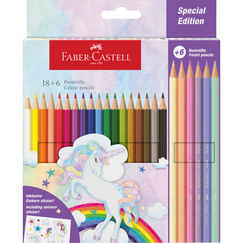 faber-castell-matite-colorate-fusto-esagonale-conf-18-classic-unicorno-6-pastel-111221