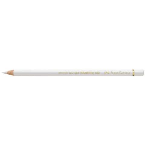 faber-castell-matite-colorate-permanenti-faber-castell-polychromos-mina-3-8-mm-conf-6-pezzi-bianco-110101