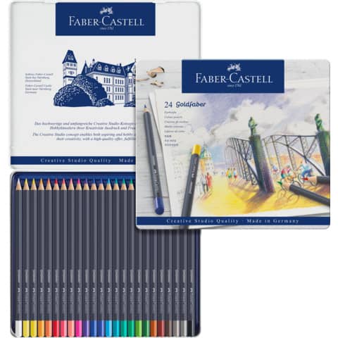 faber-castell-matite-colorate-permanenti-goldfaber-24-colori-con-24-pezzi-114724