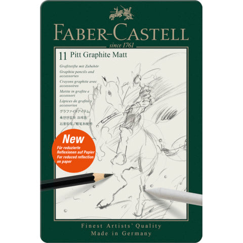 faber-castell-matite-colorate-pitt-graphite-matt-conf-8-colori-assortiti-3-accessori-115220