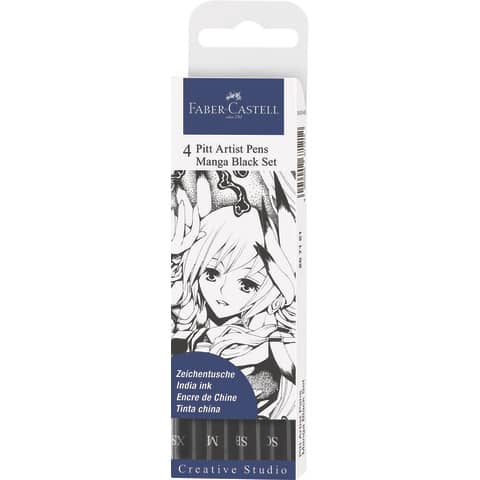 faber-castell-penna-inchiostro-pigmentato-faber-castell-pitt-artist-conf-4-pezzi-manga-set-nero-267121