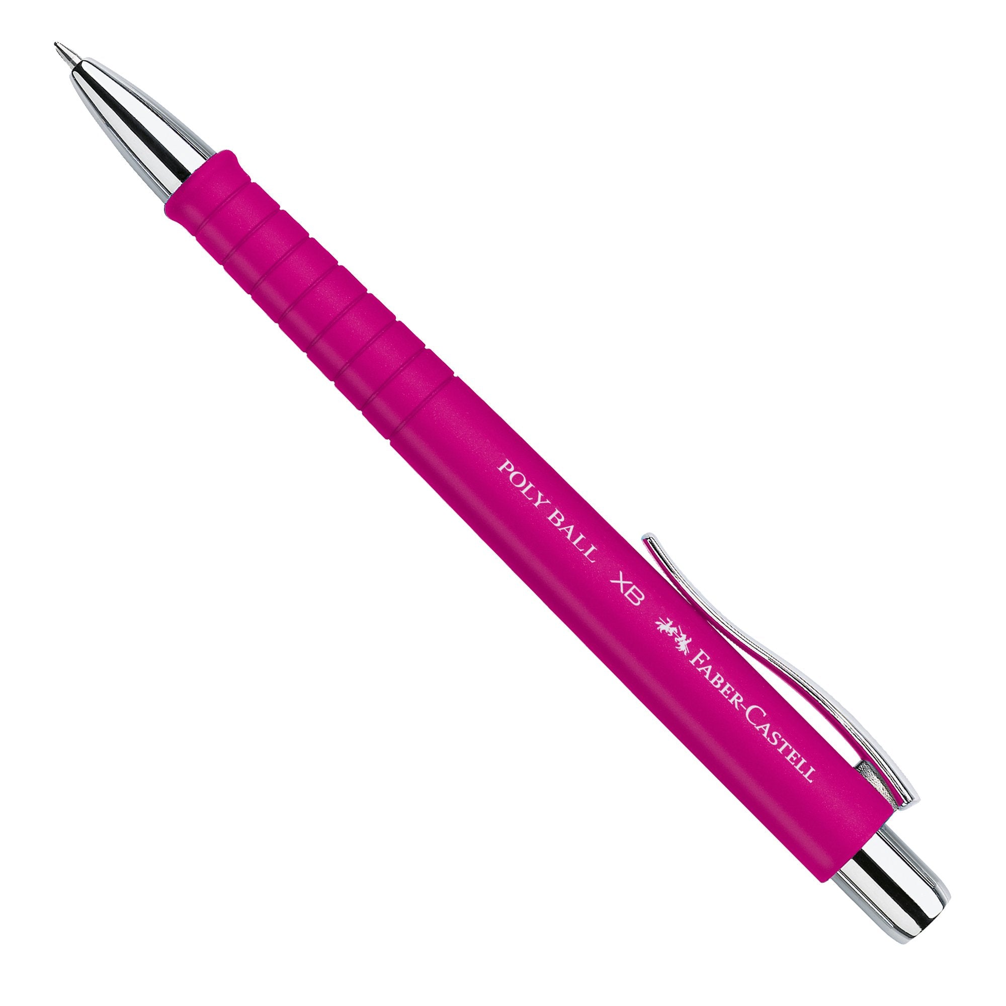 faber-castell-penna-sfera-0-7mm-poly-ball-fusto-rosa-faber-castell