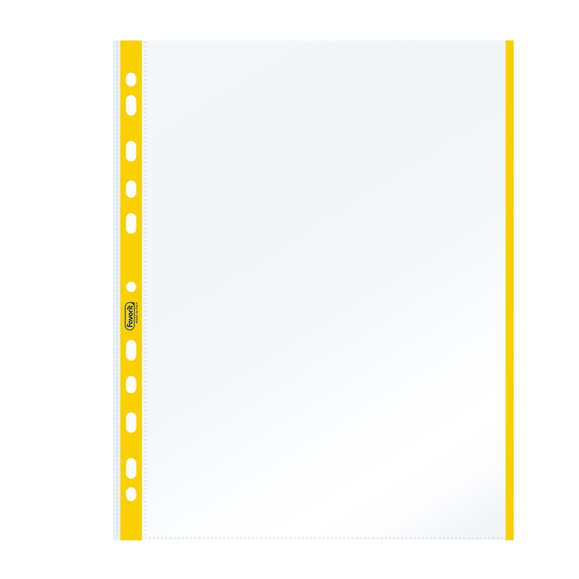 favorit-10-buste-forate-21x29-7cm-c-banda-colore-giallo-01-0165