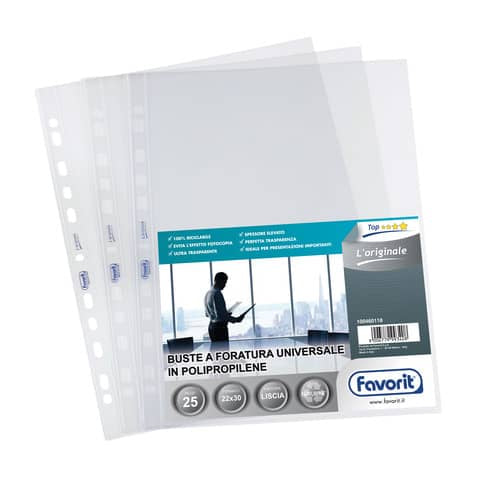 favorit-25-buste-forate-liscio-22x30cm-loriginale
