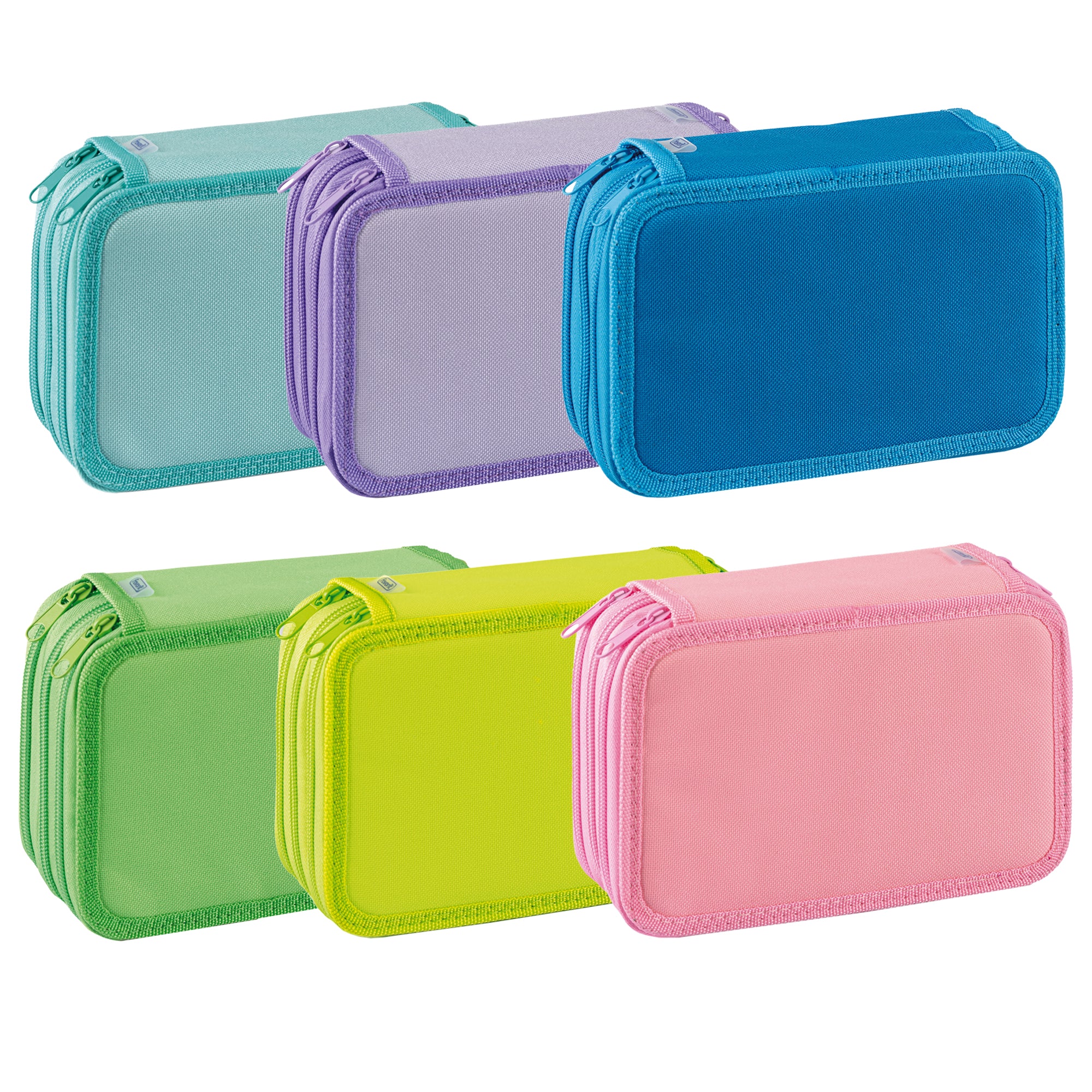 favorit-astuccio-3-zip-neon-pastel-13x20x7-5cm-colori-assortiti