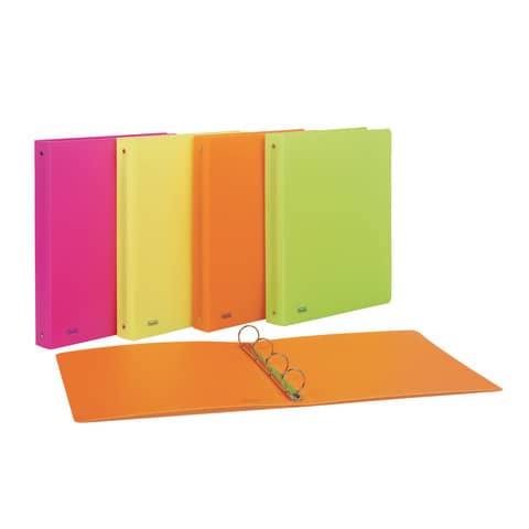 favorit-raccoglitore-4-anelli-ppl-neon-d-30-22x30-cm-conf-10-pezzi-colori-assortiti-fluo-400090369