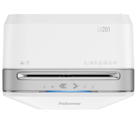 fellowes-distruggidocumenti-uso-personale-lx201-p-5-22-l-taglio-microframmento-bianco-5050101