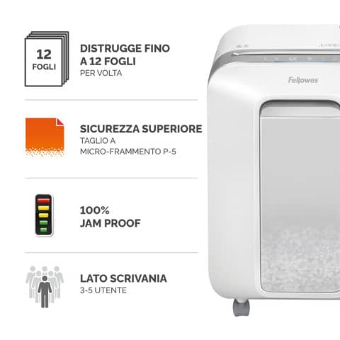 fellowes-distruggidocumenti-uso-personale-lx201-p-5-22-l-taglio-microframmento-bianco-5050101