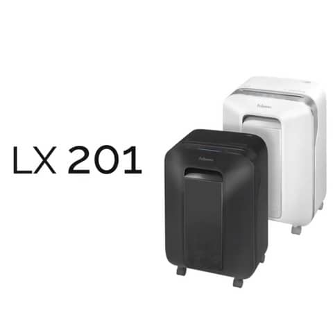 fellowes-distruggidocumenti-uso-personale-lx201-p-5-22-l-taglio-microframmento-bianco-5050101