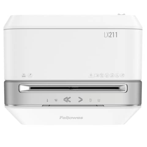 fellowes-distruggidocumenti-uso-personale-lx211-p-5-23-l-taglio-microframmento-bianco-5050301