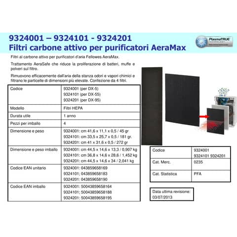 fellowes-filtri-carbone-attivo-purificatori-daria-aeramax-dx55-conf-4-pezzi-9324101