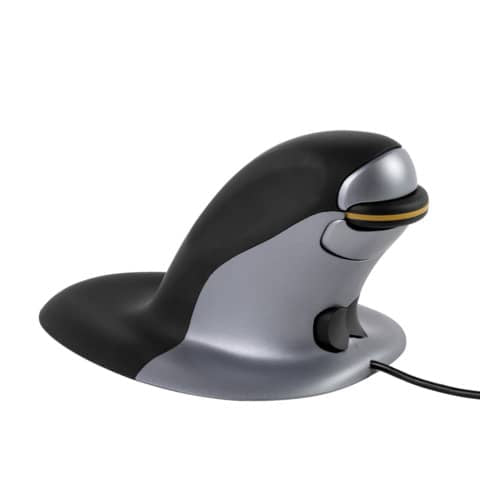 fellowes-mouse-verticale-penguin-medio-filo-grigio-nero-9894601