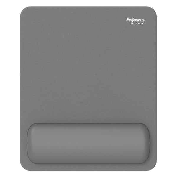 fellowes-mousepad-breyta-poggiapolsi-microban-grigio