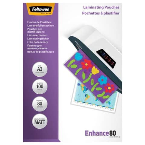 fellowes-pouches-plastificatrici-standard-enhance80-finitura-opaca-2x80-m-a3-conf-100-pezzi-5452003