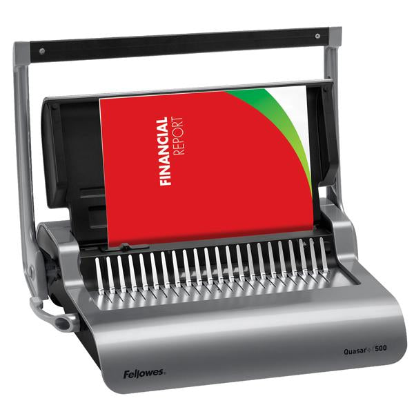 fellowes-rilegatrice-manuale-quasar-500-dorso-plastico