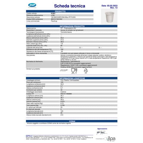 flexicup-bicchieri-bianchi-pp-85-ml-85-cc-diametro-57-mm-conf-100-pezzi-61001