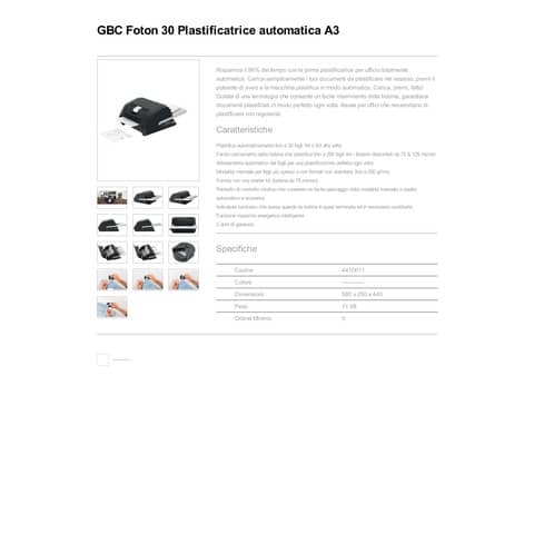 gbc-plastificatrice-caldo-automatica-foton-30-nero-a3-4410011