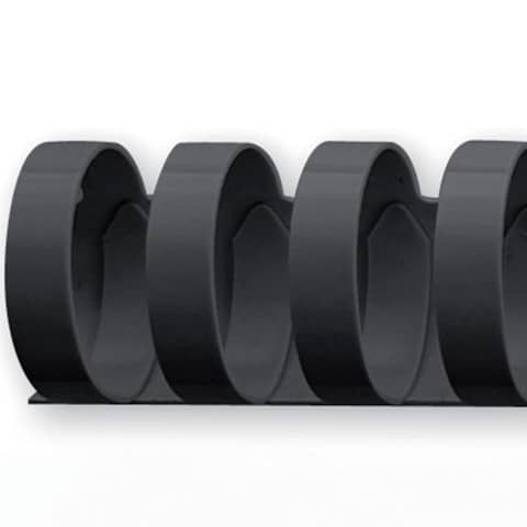 gbc-scatola-50-dorsi-spirale-25mm-nero-21-anelli