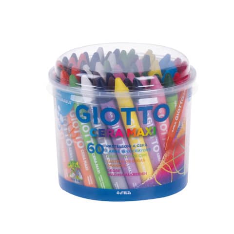 giotto-barattolo-60-pastelli-cera-maxi-100mm-d-11-5mm