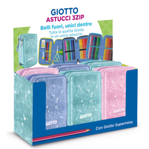 giotto-espositore-6-astucci-3-zip-super-crystal-collezione-supermina-fantasie-assortite-f964300
