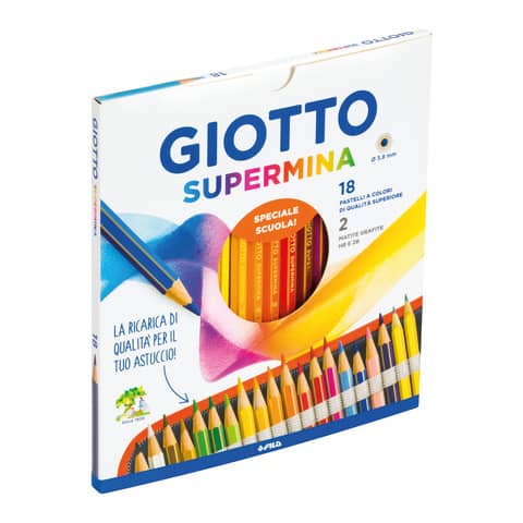 giotto-matite-colorate-supermina-assortiti-conf-18-pezzi-2-matite-lyra-temagraph-hb-236300