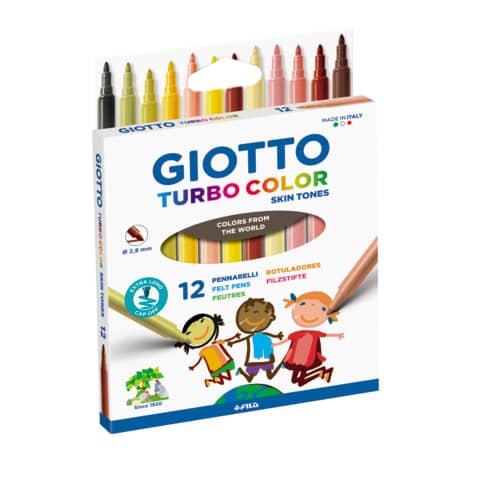 giotto-pennarelli-turbo-color-skin-tones-punta-fine-fibra-2-8-mm-colori-assortiti-conf-12-pezzi-526900