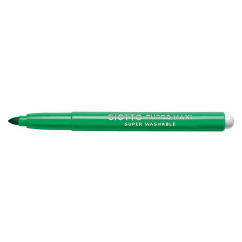 giotto-pennarello-turbo-maxi-punta-grossa-fibra-5-mm-verde-chiaro-conf-12-pezzi-456018