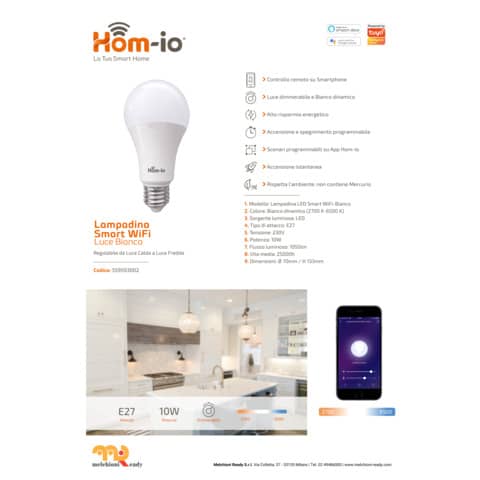 hom-io-lampadina-smart-wi-fi-luce-bianca-calda-fredda-led-10w-2700k-6500k-559593002