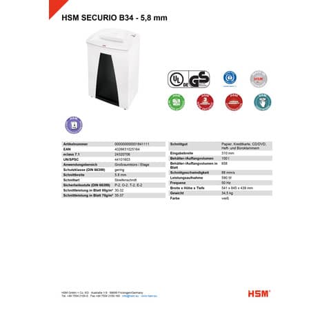 hsm-distruggidocumenti-securio-b34-p-2-taglio-strisce-5-8-mm-cestino-100-l-bianco-1841111