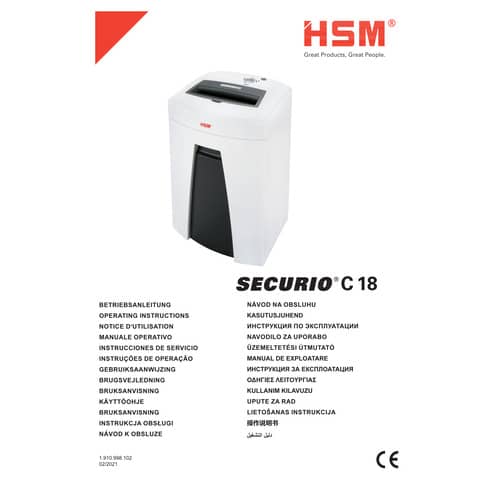 hsm-distruggidocumenti-securio-c18-p-4-25-l-taglio-frammenti-3-9x30-mm-bianco-1913121