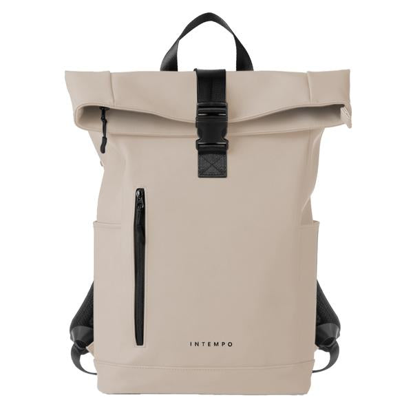 in-tempo-zaino-roll-top-drop-gomma-antipioggia-dim-30x42x14cm-crema-intempo