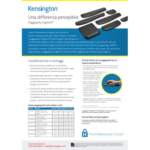 kensington-tappetino-mouse-ergosoft-poggiapolsi-nero-k52888eu