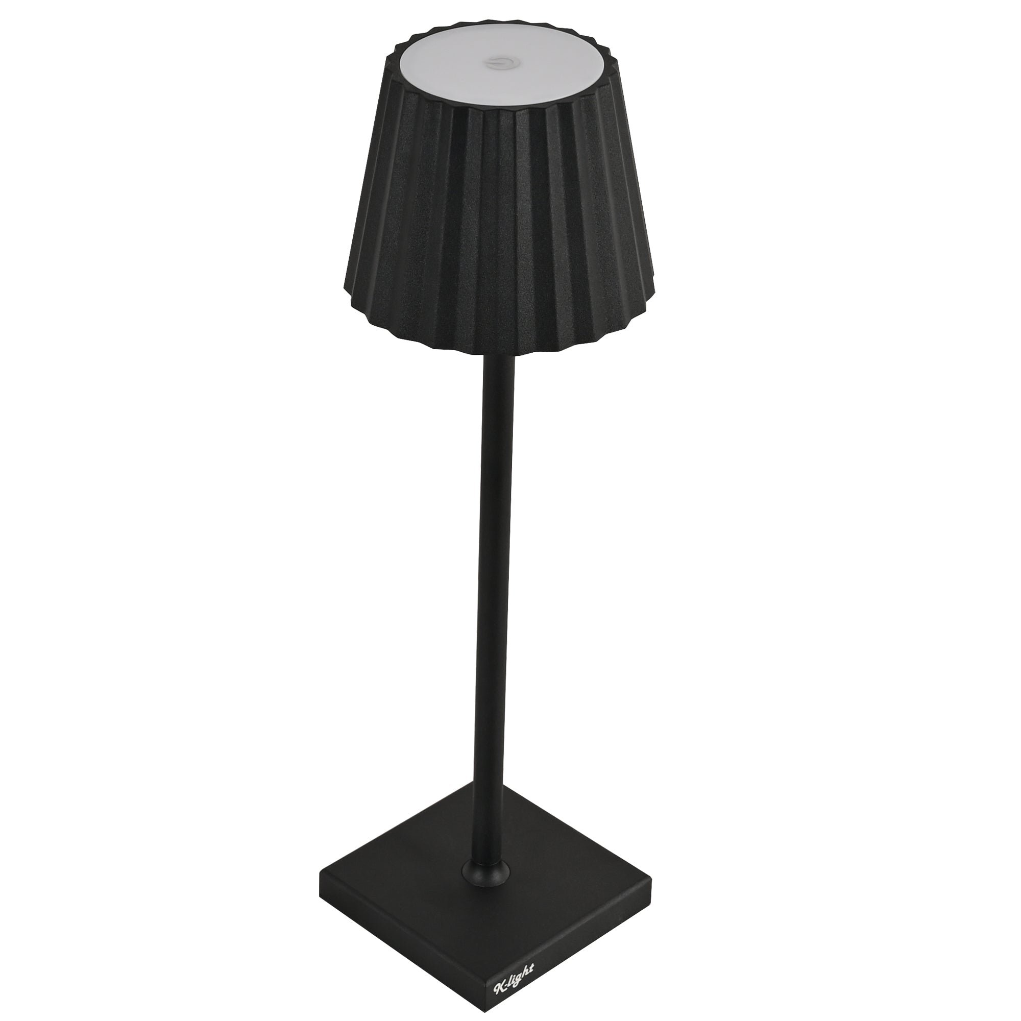 king-collection-lampada-tavolo-led-alluminio-pmma-nero