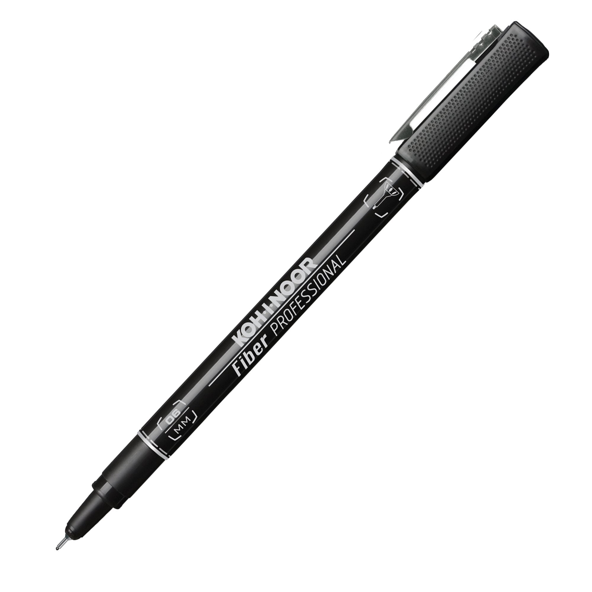 koh-i-noor-fineliner-professional-fiber-nero-0-6mm