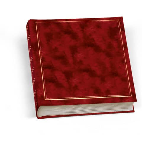 lebez-album-foto-30x33cm-50fg-cartoncino-c-velina-copertina-vinile-rosso