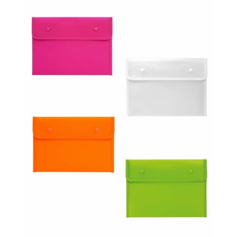 lebez-busta-pp-colorato-chiusura-2-bottoni-24x16-5-cm-conf-12-pz-colori-assortiti-80602