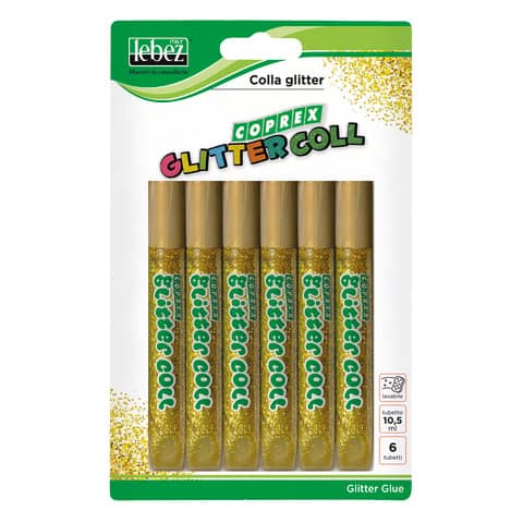 lebez-colla-coprex-glitter-coll-10-5-ml-colore-oro-blister-6-tubetti-5131-o