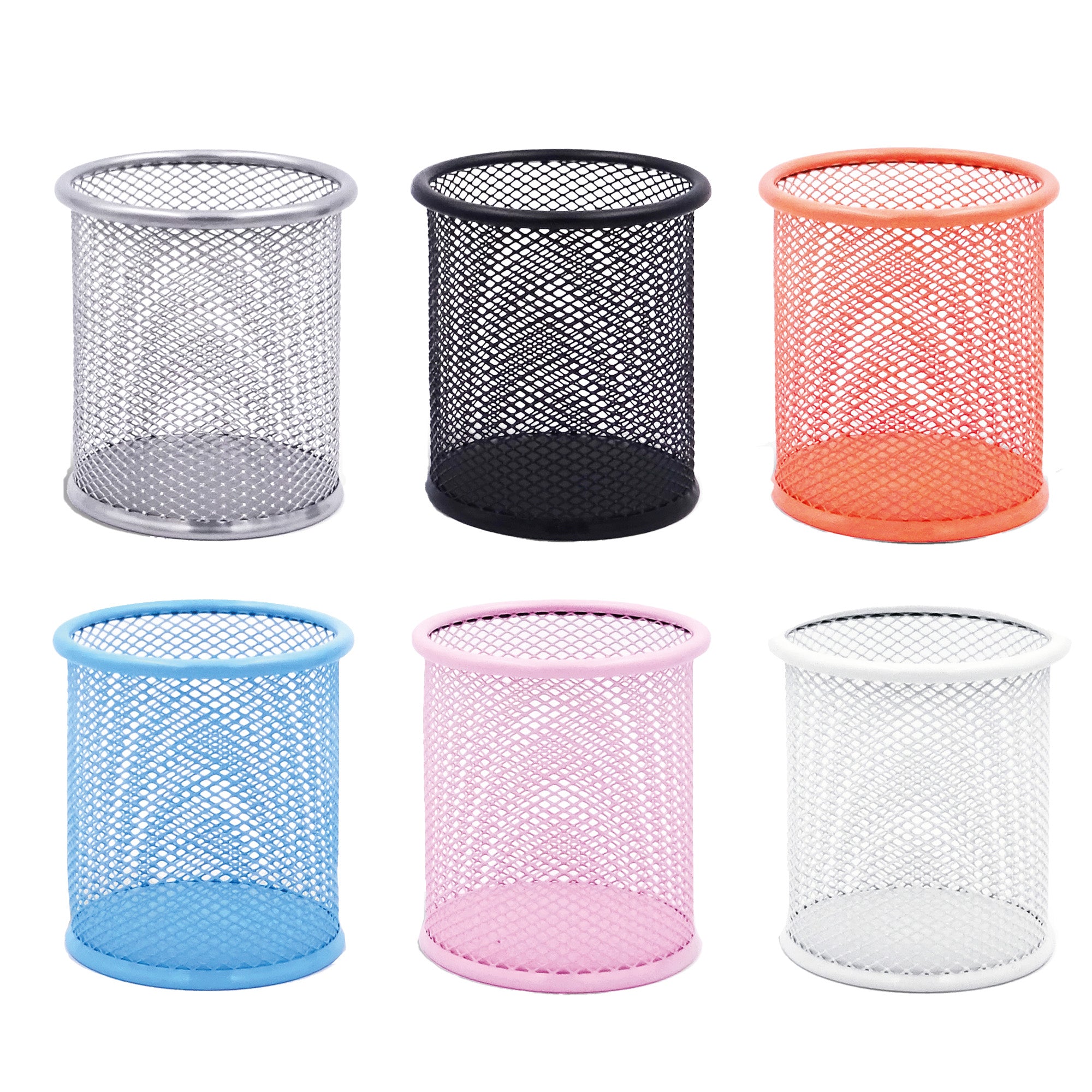 lebez-set-6-bicchieri-portapenne-rete-colorata-art-1226