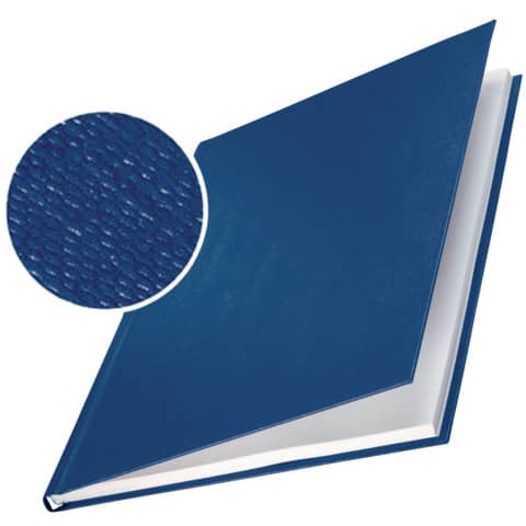 leitz-10-copertine-rigide-impressbind-3-5mm-blu-finitura-lino