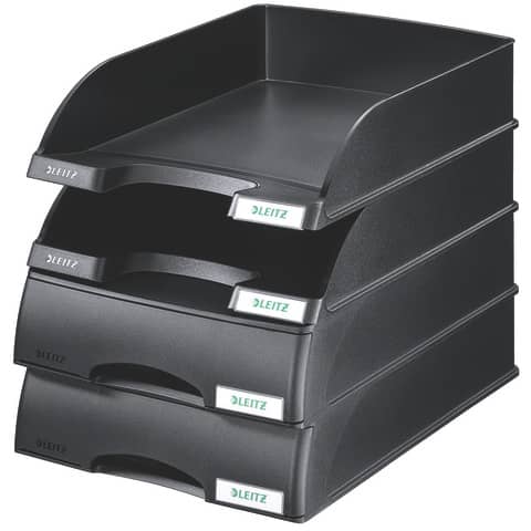 leitz-cassetto-componibile-plus-polistirolo-a4-nero-25-5x37-6x7-cm-52100095