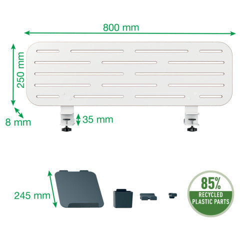leitz-pannello-forato-accessori-supporto-pc-smartphone-portapenne-gancio-80x25-cm-ergo-grigio-chiaro