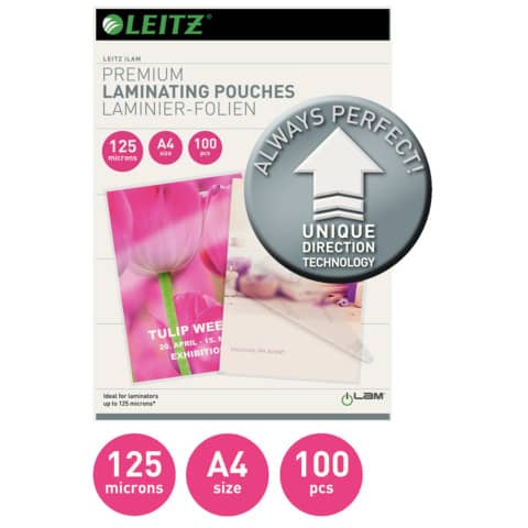 leitz-pouches-plastificatrici-ilam-udt-2x125-m-eva-a4-21-6x30-3-cm-conf-100-pezzi-74810000