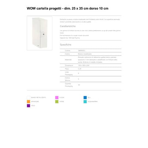 leitz-scatola-portaprogetti-wow-cartone-dorso-10-cm-formato-25x35-cm-bianco-metallizzato-39680001