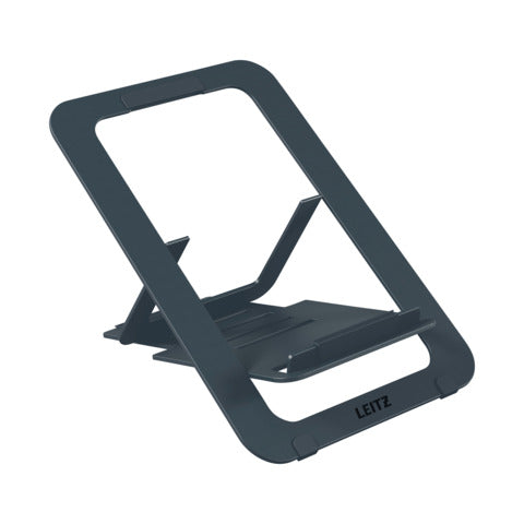 leitz-supporto-laptop-regolabile-ultrapiatto-alluminio-ergo-grigio-scuro-300x10x210-mm-63460089