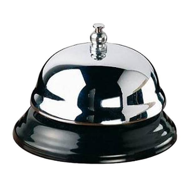leone-campanello-reception-d10-cm-argento-nero