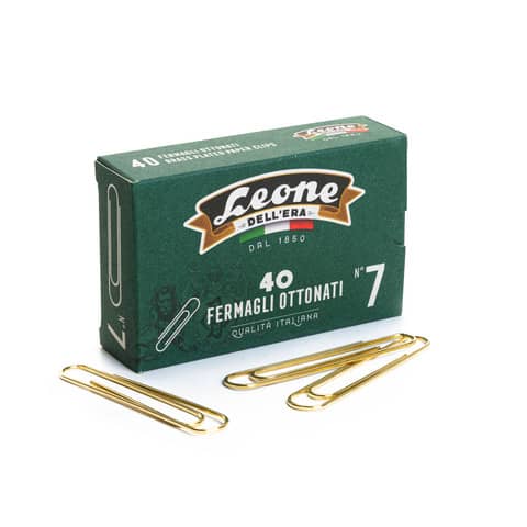 leone-dell-era-fermagli-leone-acciaio-ottonato-n-7-1-6x75-mm-rotondi-ottone-scatola-40-pz-fo7
