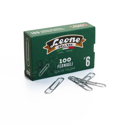 leone-dell-era-fermagli-leone-acciaio-zincato-n-6-1-2x58-mm-rotondi-zinco-brillante-scatola-100-pz-fz6