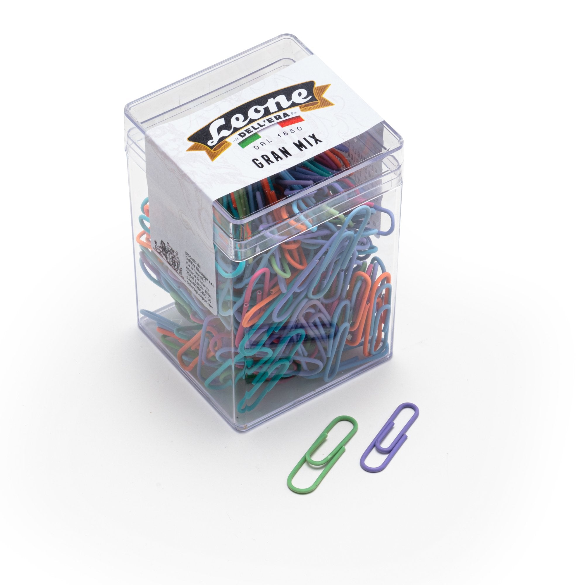 leone-gran-mix-fermagli-colorati-pcv-125gr-assortiti